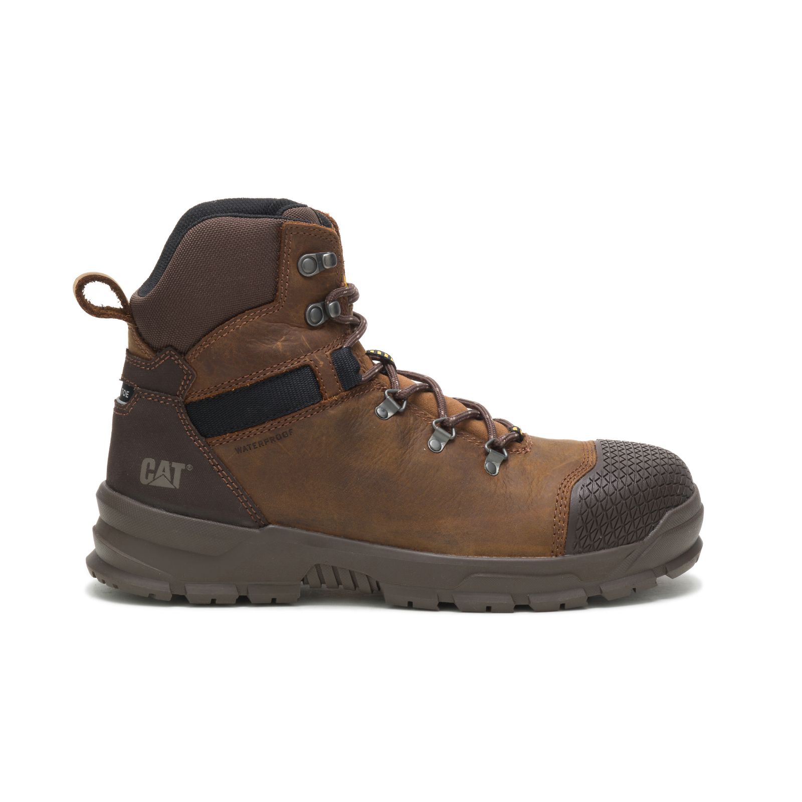 Caterpillar Men's Accomplice X Waterproof Steel Toe Steel Toe Boots Brown CAT-24536